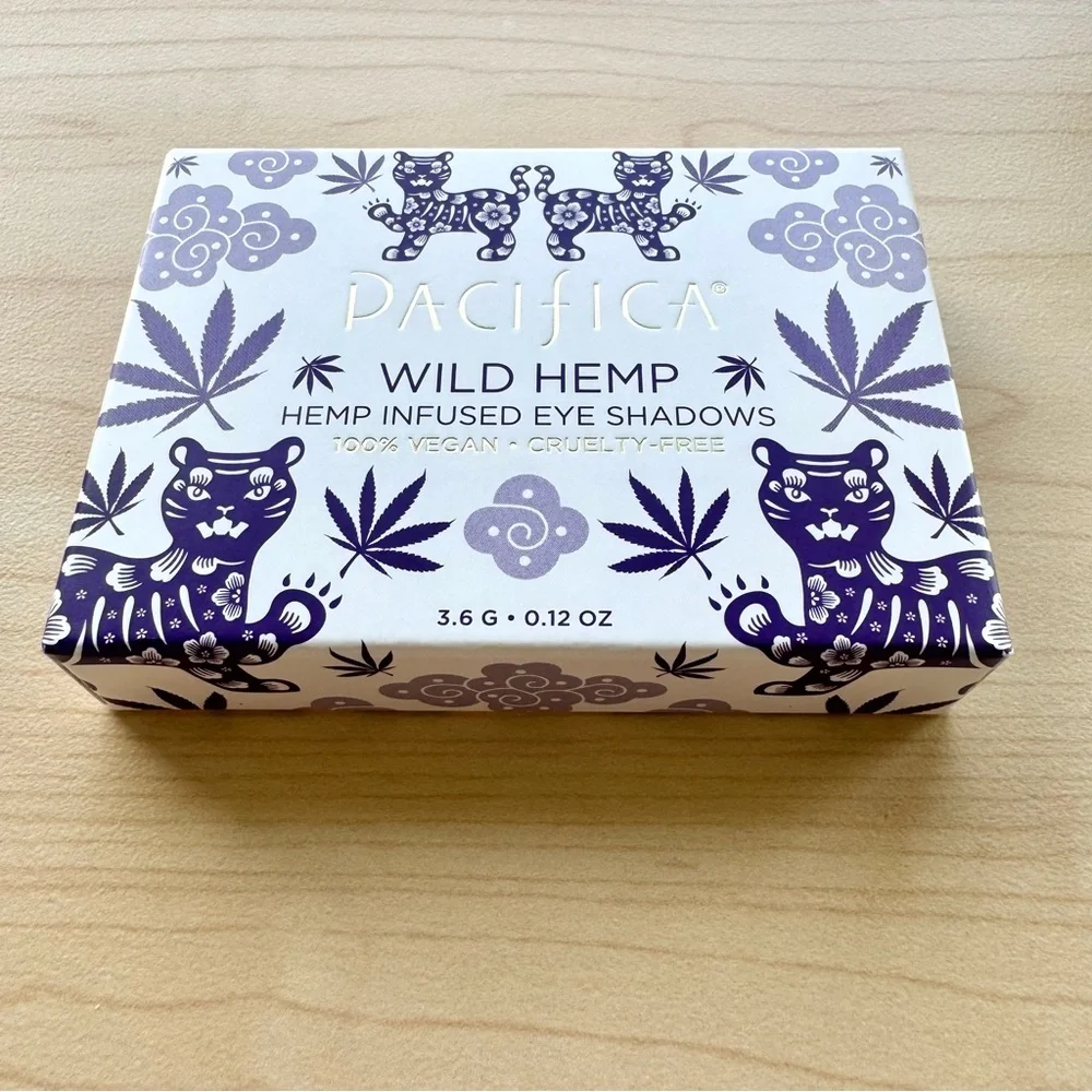 🎉 Pacifica Wild Hemp (Hemp Infused) Eye Shadow Palette Vegan Eyeshadow
